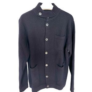 JOOST Men Winter Sweater High Neck Navy Blue Color Size XXL